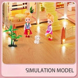 Princess 4-Storey Doll House Castle with LED Lights