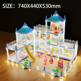 Princess 4-Storey Doll House Castle with LED Lights