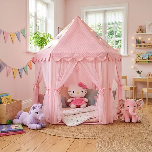 Princess Castle Play Tent for Girls | Kids Indoor Playhouse