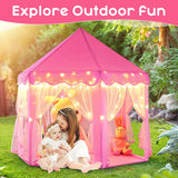 Princess Castle Play Tent for Girls | Kids Indoor Playhouse