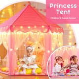 Princess Castle Play Tent for Girls | Kids Indoor Playhouse