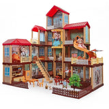 Qixi Toys Princess Doll House – 395-Piece Luxury Playset