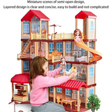 Qixi Toys Princess Doll House – 395-Piece Luxury Playset