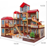 Qixi Toys Princess Doll House – 395-Piece Luxury Playset