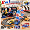 2-in-1 RC High Speed Track Set with LED Lights