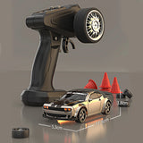 1:43 Scale Mini RC Drift Car – 4WD with LED Lights & Rechargeable Battery