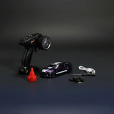 1:43 Scale Mini RC Drift Car – 4WD with LED Lights & Rechargeable Battery