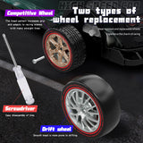 4WD RC Drift Car with Spray Effect – Turquoise Drift Toy for Kids