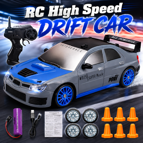 RC High Speed Drift Car for Kids – AWD Full Function Racing Toy