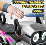 RC Mechanical Stunt Robot Dog with Camera | 2.4GHz 8-Wheel Remote Control Robot