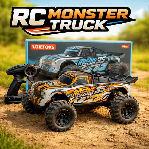RC Monster Truck – Off-Road Racing Car with 46km/h Speed