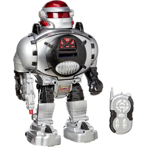 RC Space Fighter Robot with Shooting Disks – 11-Function Toy