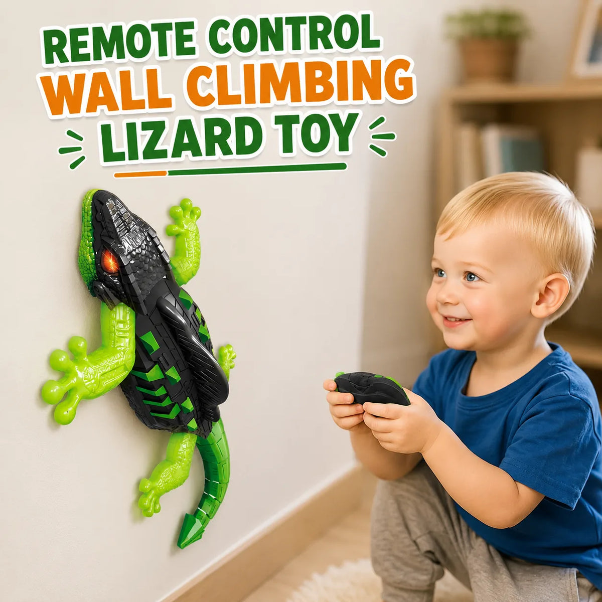 RC Wall Climbing Lizard Toy for Kids