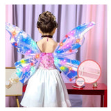 Rechargeable Faerie Wings with LED Lights & Music for Girls
