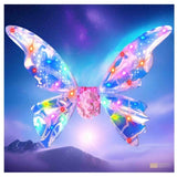 Rechargeable Faerie Wings with LED Lights & Music for Girls