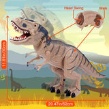 Remote Control Tyrannosaurus Rex Toy with Lights & Sound Effects – RC Walking T-Rex for Kids