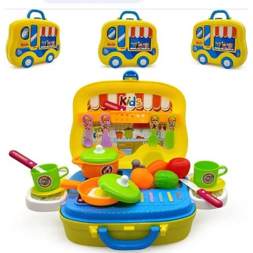 Kitchen Cook Little Chef portable kitchen play set for kids
