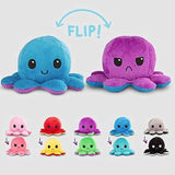 Reversible Octopus Plush Toy – Flip Mood Toy (Happy/Sad Face)