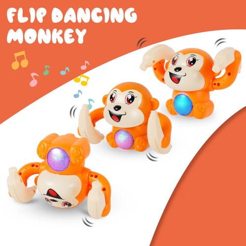 Rolling Banana Monkey Toy with Touch Sensor & Music | Dancing Monkey for Kids