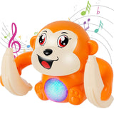 Rolling Banana Monkey Toy with Touch Sensor & Music | Dancing Monkey for Kids