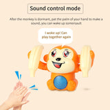 Rolling Banana Monkey Toy with Touch Sensor & Music | Dancing Monkey for Kids