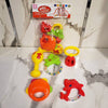 Musical Baby Rattle Set with Hand Holder – Different Shapes