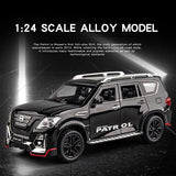 1:24 Diecast Nissan Patrol SUV Model Car – Pull-Back with Lights & Sound