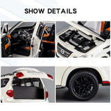1:24 Diecast Nissan Patrol SUV Model Car – Pull-Back with Lights & Sound