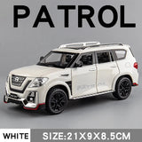 1:24 Diecast Nissan Patrol SUV Model Car – Pull-Back with Lights & Sound