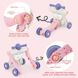 6-in-1 Baby Activity Musical Walker - Pink