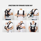 4-in-1 Baby Cuddler Carrier – Dark Grey (3.5–12kg)
