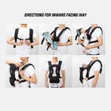 4-in-1 Baby Cuddler Carrier – Dark Grey (3.5–12kg)