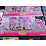 Sender Family Luxury Villa Doll House – DIY Playset with Lights & Bunnies