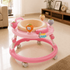 Foldable Baby Walker with Cute Fruit Activity Tray