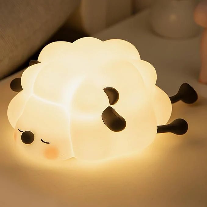 Sheep Silicone Night Light – Multicolour Bedside Lamp for Kids