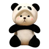 Panda Bear Plush Toy with Cap – 25cm Soft Cuddly Panda