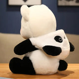 Panda Bear Plush Toy with Cap – 25cm Soft Cuddly Panda