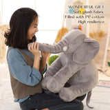 Elephant Plush Pillow Toy – Soft Cuddly Stuffed Elephant (60cm)