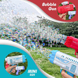 Space Rocket Bazooka Bubble Gun – Electric Automatic Bubble Maker for Kids
