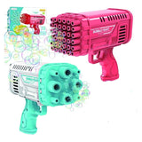 Space Rocket Bazooka Bubble Gun – Electric Automatic Bubble Maker for Kids