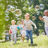 Space Rocket Bazooka Bubble Gun – Electric Automatic Bubble Maker for Kids