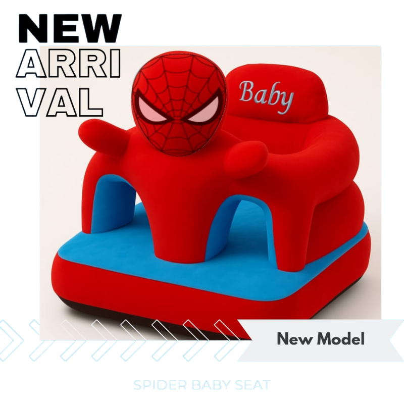 Spider Baby Sofa Seater – Soft Plush Support Chair for Babies & Toddlers