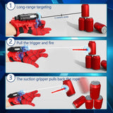 Kids Spiderman Web Shooter | Superhero Glove & Dart Launcher Set