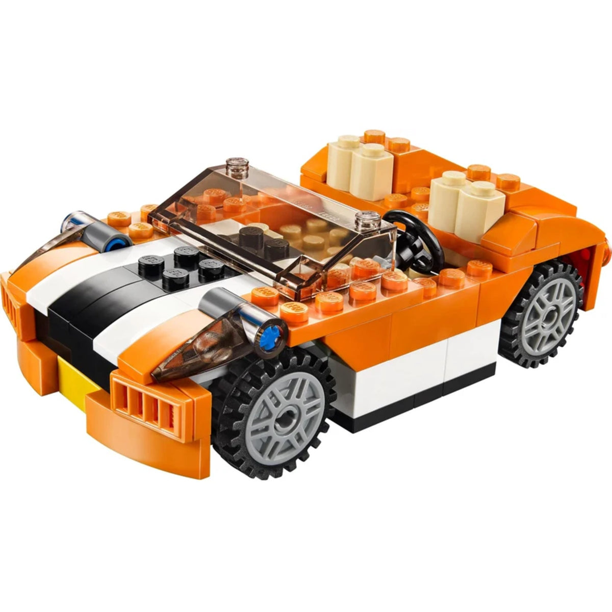 Decool 3-in-1 Building Block Set – Sports Car, F1 Car & Truck (119 Pcs)