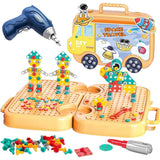 DIY 3D Screw Puzzle Briefcase with Electric Drill – 200+ Pieces