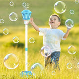 Street Lamp Bubble Machine Toy | 119cm Adjustable | Light & Music | Battery Operated