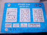 Stroke Line Dot-to-Dot Drawing & Writing Practice Book for Kids | 64 Pages