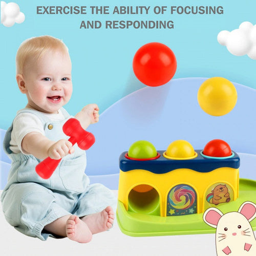 Huanger Knock Ball Hammering Toy for Kids