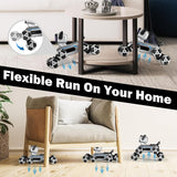 Stunt Spray RC Robot Dog with Watch & Remote Control | 8-Wheel LED 360° Stunts