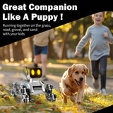 Stunt Spray RC Robot Dog with Watch & Remote Control | 8-Wheel LED 360° Stunts